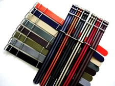 22mm NATO G10 ® strap Premium nylon Smart watch band Military RAF bond IW SUISSE