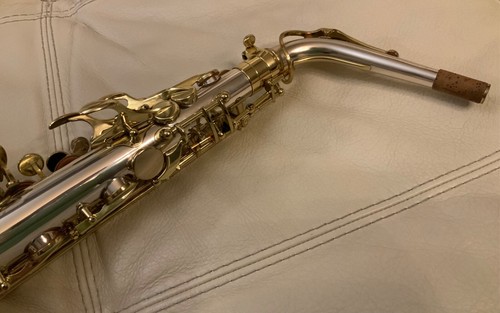 UNIQUE SELMER ALTO SERIE 3 ARGENT MASSIF SOLID STERLING SILVER like new !!! - Afbeelding 13 van 16