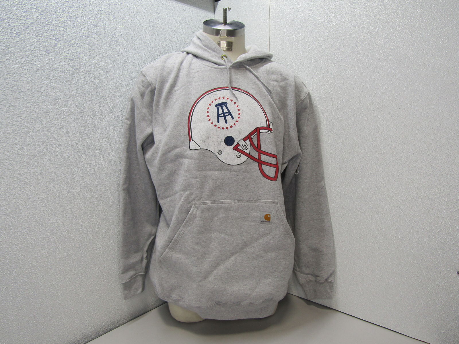 Barstool x Carhartt Men's US XL Helmet Premium Hoodie Grey eBay
