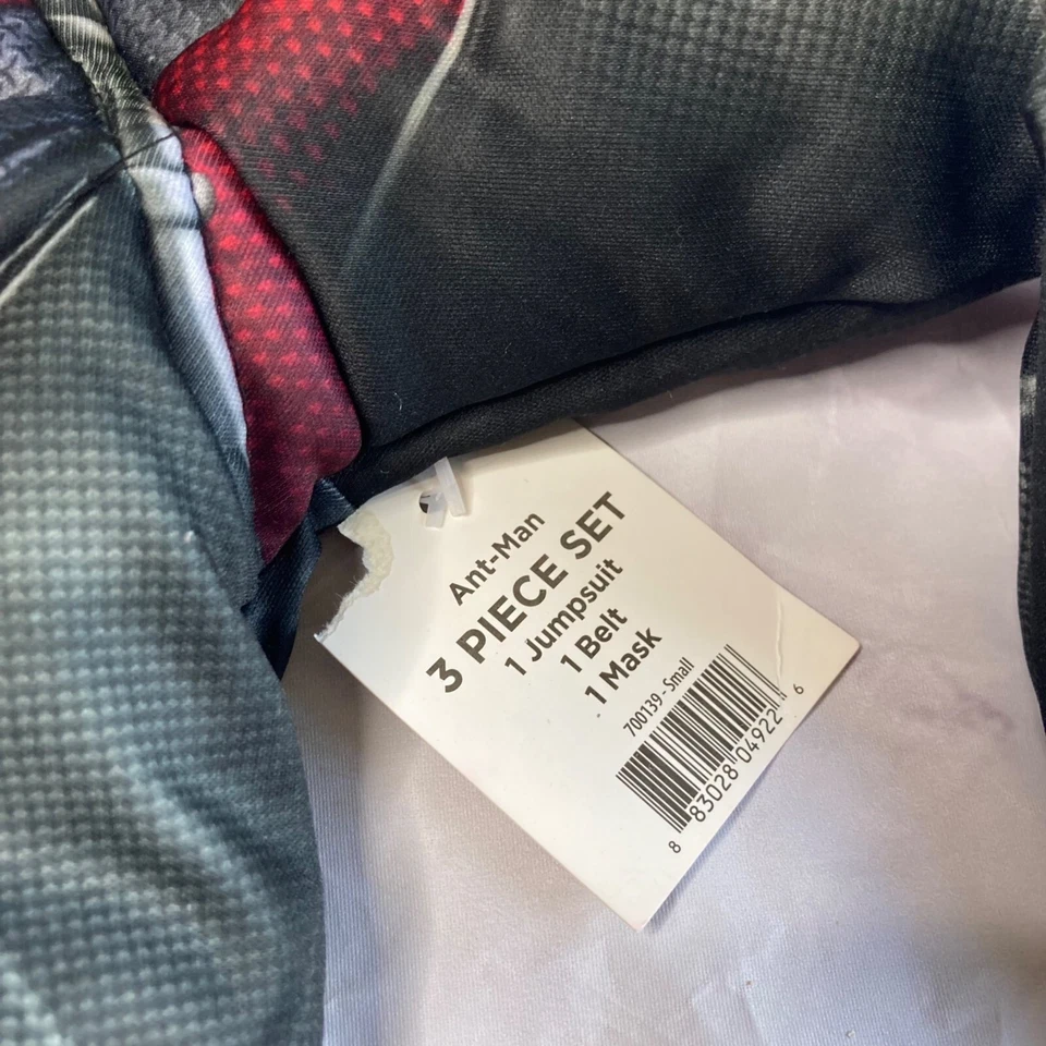 Marvel Antman y la Avispa Disfraz Niño Talla Pequeña Nuevo Mono Foto 3 de 4