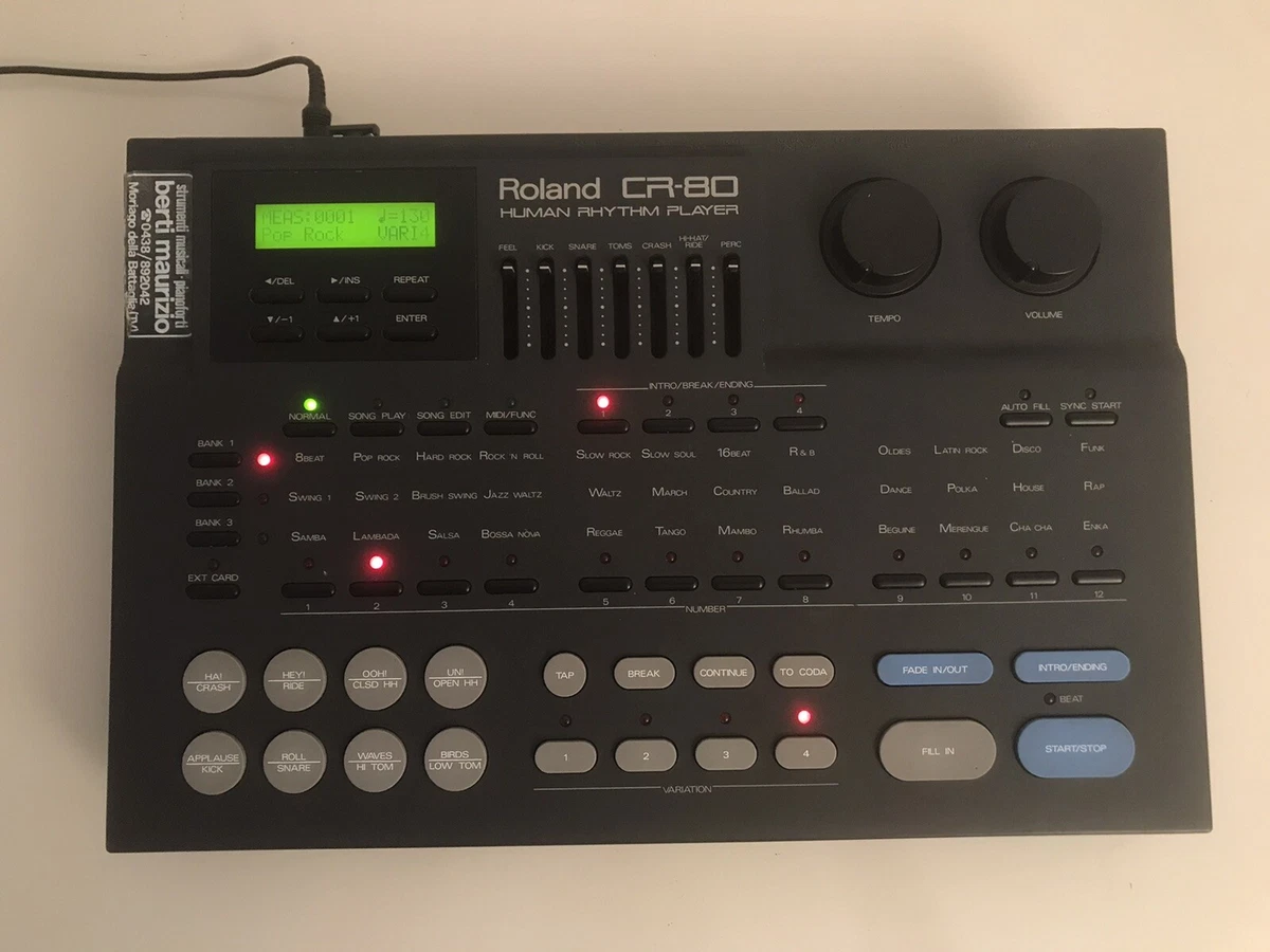Roland CR 80 Human Rhythm Player Drum Machine