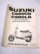 Suzuki CS80CD  CS80LD Set-up Manual in English, German