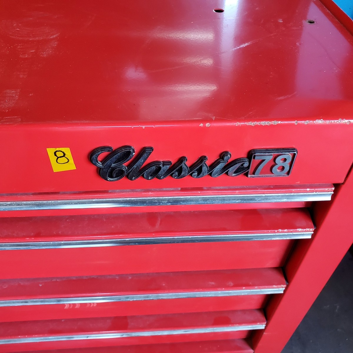 SNAP-ON 6 Drawer Single Bank Classic 78 Series Roll Cab Box