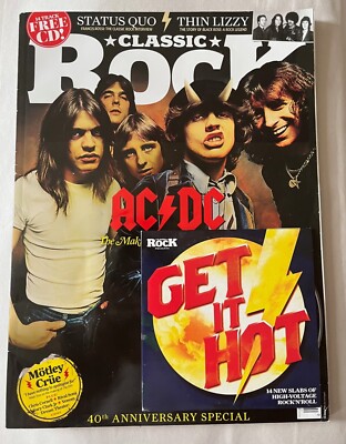 CLASSIC ROCK MAGAZINE 2019 #260 AC/DC HIGHWAY TO HELL THIN LIZZY STATUS ...