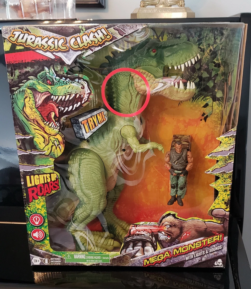 Jurassic hotsell clash toys
