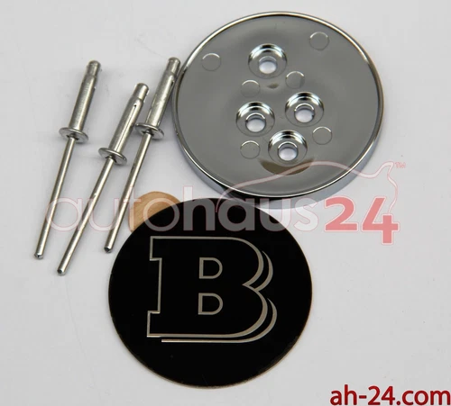 2014-2016 MERCEDES S CLASS W222 BRABUS BADGE EMBLEM ORIGINAL TRUNK REAR 51.5mm