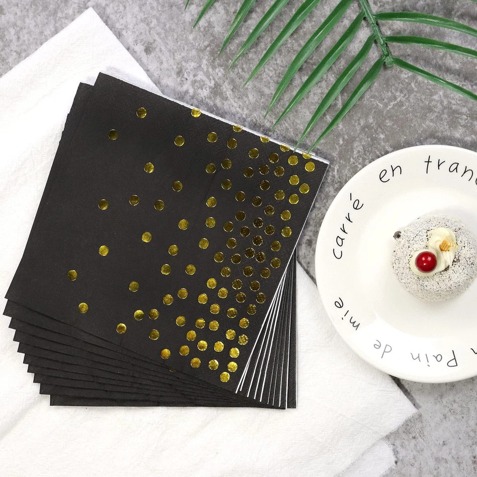 Juego de servilletas platos fiesta cumpleaños 65 años aniversario servir 20 invitados Foto 4 de 4