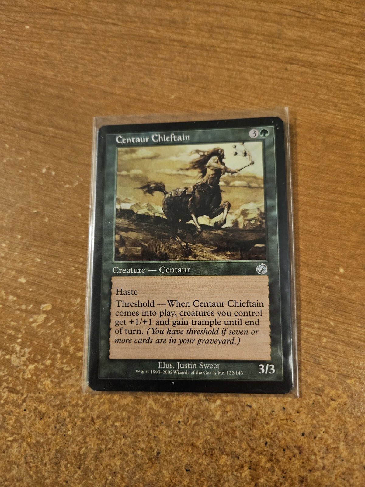 MAGIC THE GATHERING TORMENT UNCOMMON CENTAUR CHIEFTAIN LIGHTLY PLAYED