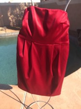 Express Red Tube Dress Formal Red Gown Size 6 M