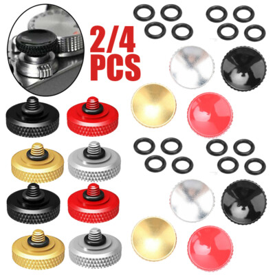 2/4Pcs Metal Camera Shutter Release Button for Fujifilm Leica Canon Nikon + More