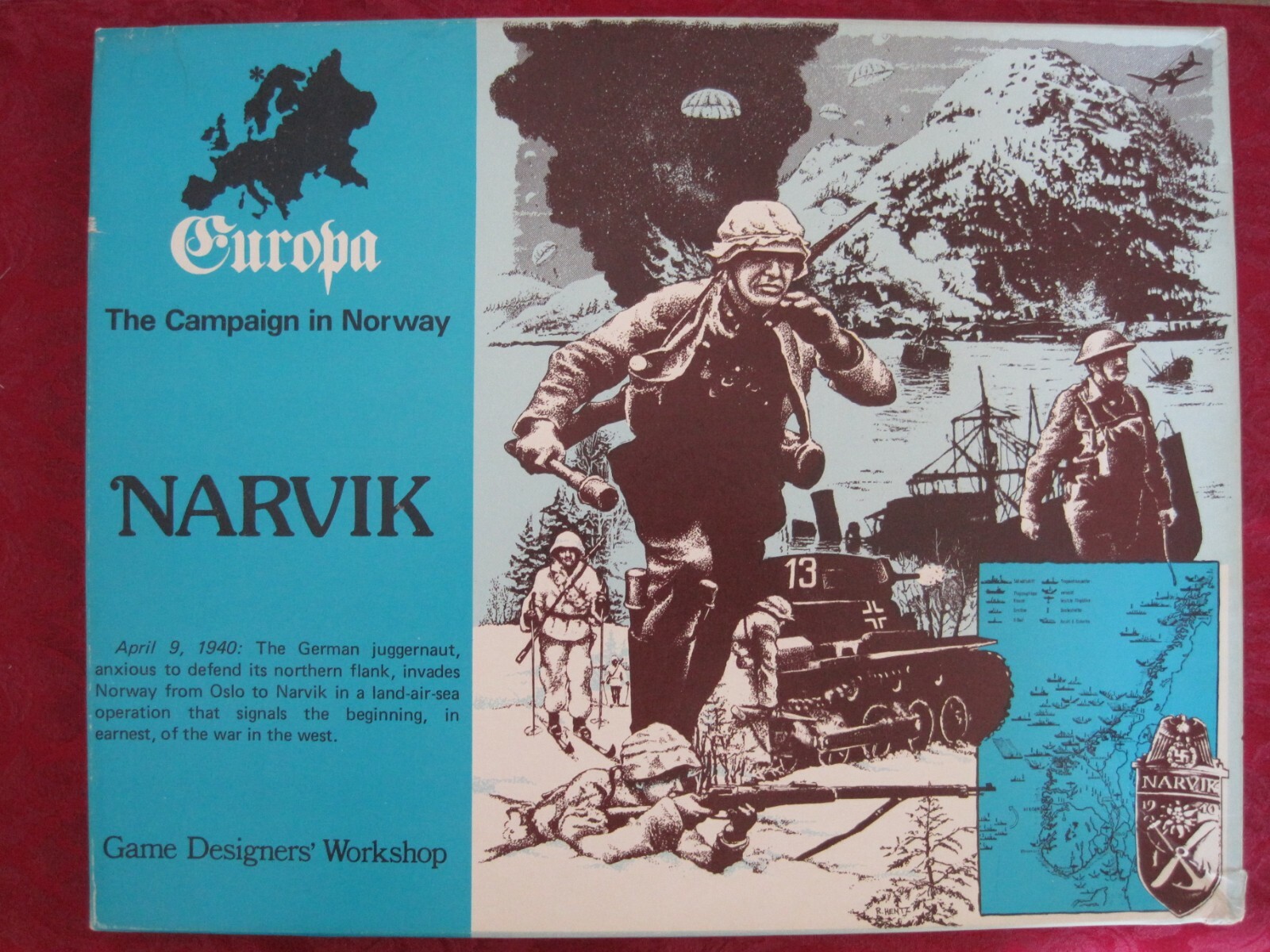 Narvik. The Campaign in Norway. Excellent Unpunched & Complete + Add. Features. Narvik. The Campaign in Norway. Excellent Unpunched & Complete + Add. Features.