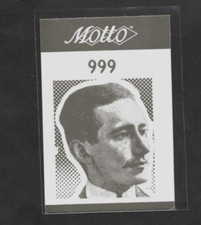 1987 Motto Celebrities #999 GUGLIELMO MARCONI Card
