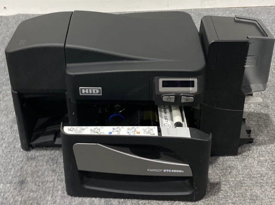 HID Fargo DTC4500E Dual-Sided ID Card Printer (Unit Only) - Image 3 of 4