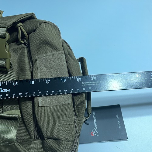 Mardingtop Tactical Backpack + Saddler Bag Brown Military Hiking Day Pack NWT - Picture 9 of 13