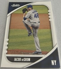 2021 Panini Absolute Baseball Jacob deGrom New York Mets base card #19