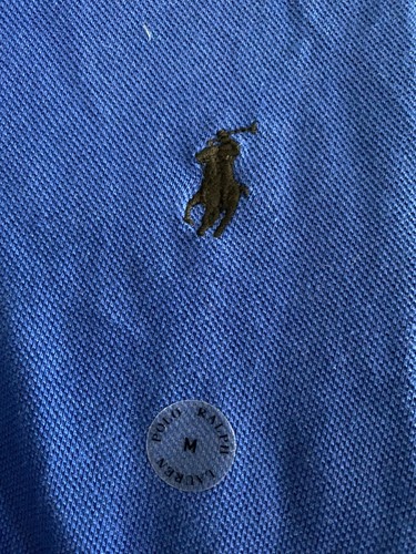 NUEVA CAMISA CON CAPUCHA PARA HOMBRE MEDIANA M RALPH LAUREN AZUL NEGRO PONY IMPRESIONANTE GENIAL - Imagen 4 de 6