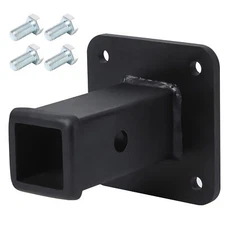 2" Bolt-On Receiver Opening Hitch Tube 20000 LBS Bumper Trailer Hitch Wall Mount