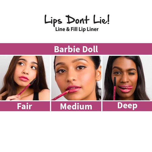 Nykaa Lips Don't Lie! Waterproof Line & Fill Lip Liner - Multishades - Picture 13 of 37