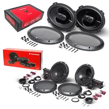 2x Rockford Fosgate P1694 300W 6x9" + 2x P165-SE 120W 6.5" Coaxial Speakers