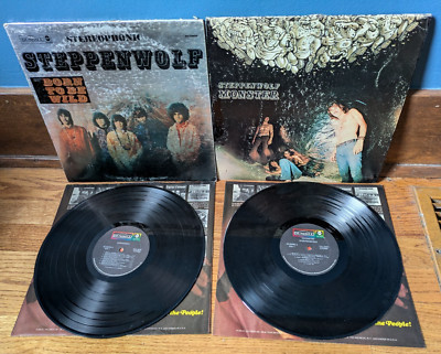 STEPPENWOLF Born To Be Wild & Monster Record LP Lot Dunhill 50029