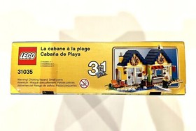 LEGO CREATOR: Beach Hut (31035) New Sealed Surfer  Swim House Sea Boat NISB