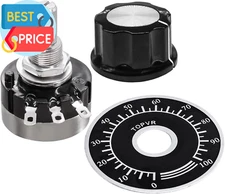 2Pcs RV24YN20S 10K Potentiometer Single Turn Carbon Film Rotary Taper Potentiome