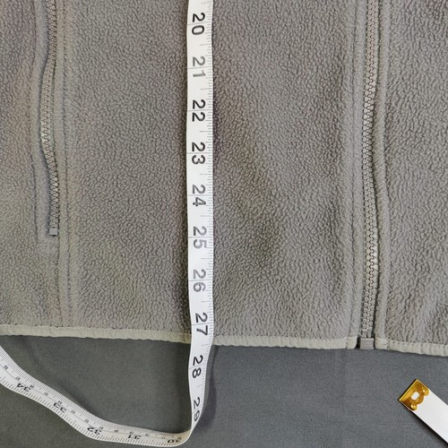 Chaleco polar reciclado LL Bean Polartec para hombre XL gris cremallera completa capas exteriores - Imagen 4 de 8