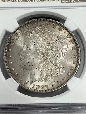 1897 Morgan Silver Dollar $1 - MS62 NGC - Philadelphia | eBay
