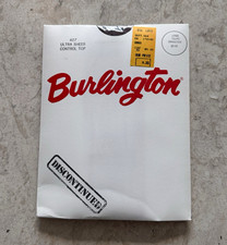 Burlington Women  s Ultra Sheer Control Top Pantyhose Taupe Solid Regular