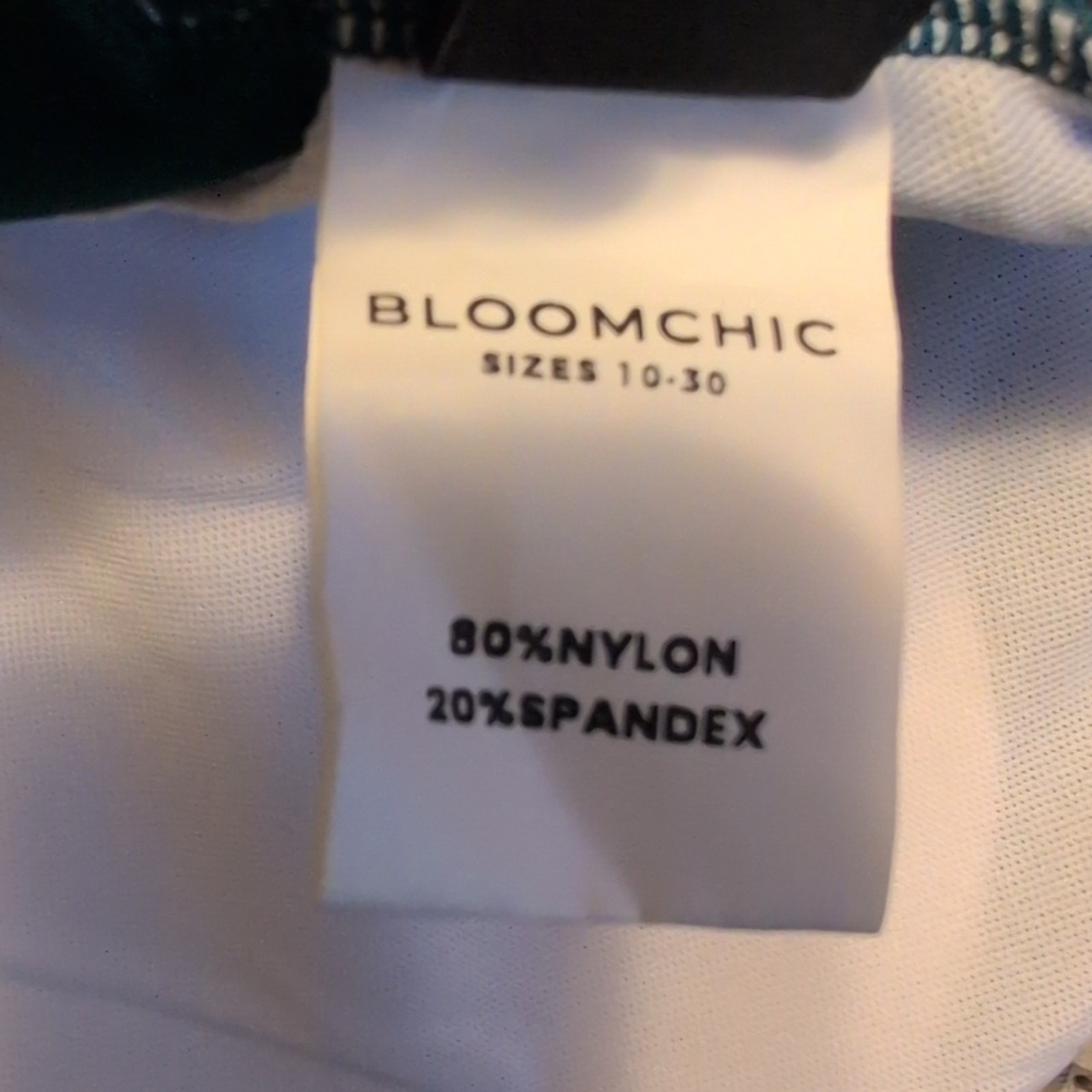 Bloomchic Teal Solid Ruffle Hem Empire Waist Halt… - image 9