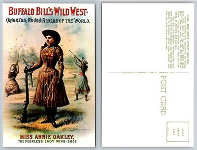 Annie Oakley Buffalo Bill's Wild West Show Postcard C-219 Cooper