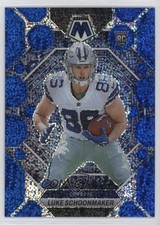 2023 Panini Mosaic Rookies Blue Sparkle Prizm 79/96 Luke Schoonmaker #344 10ps