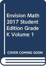 Envision Math 2017 Student Edition Grade K Volume 1 by Scott Foresman, Acceptabl