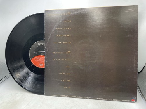 TRACY CHAPMAN Self Titled 1988 FAST CAR AUS ORIGINAL PRESS VINYL LP RECORD VGC - Picture 2 of 8