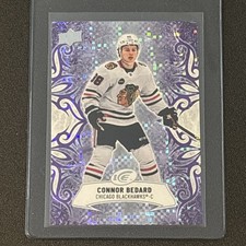 2024-25 Upper Deck Ice Purple Ice #36 Connor Bedard - Blackhawks