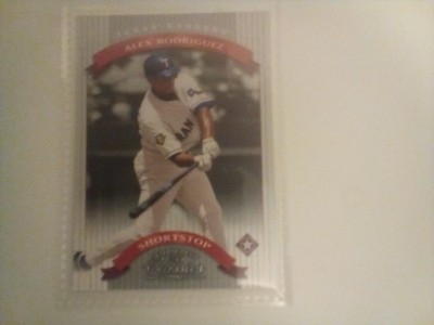 ALEX RODRIGUEZ 2002 DONRUSS CLASSICS TEXAS RANGERS BASEBALL TRADING CARD