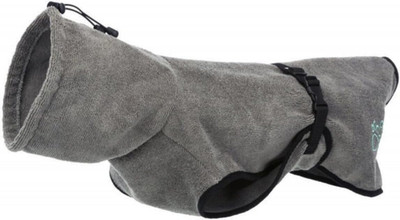 Trixie Bademantel Für Hunde, Mehrfarbig, Größe L, 60 Cm