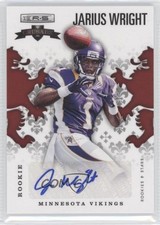 2012 Rookies & Stars Rookie Crusade Red Signatures /199 Jarius Wright Auto 0f4