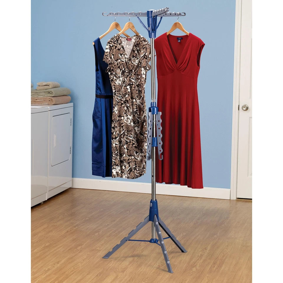 5012-1 Portable 2-Tier Clothes Drying Rack Tri-pod | Dry Wet Laundry or Hang ... - Image 2 of 4