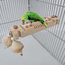 Kaustopper-Spielzeug aus Holz f&uuml;r V&ouml;gel, Kork-Schatzspiel zum Trainieren des ,
