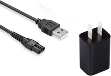 Replace Babyliss Pro Trimmer Charger Clippers Charger USB Cable Power Adapter Su