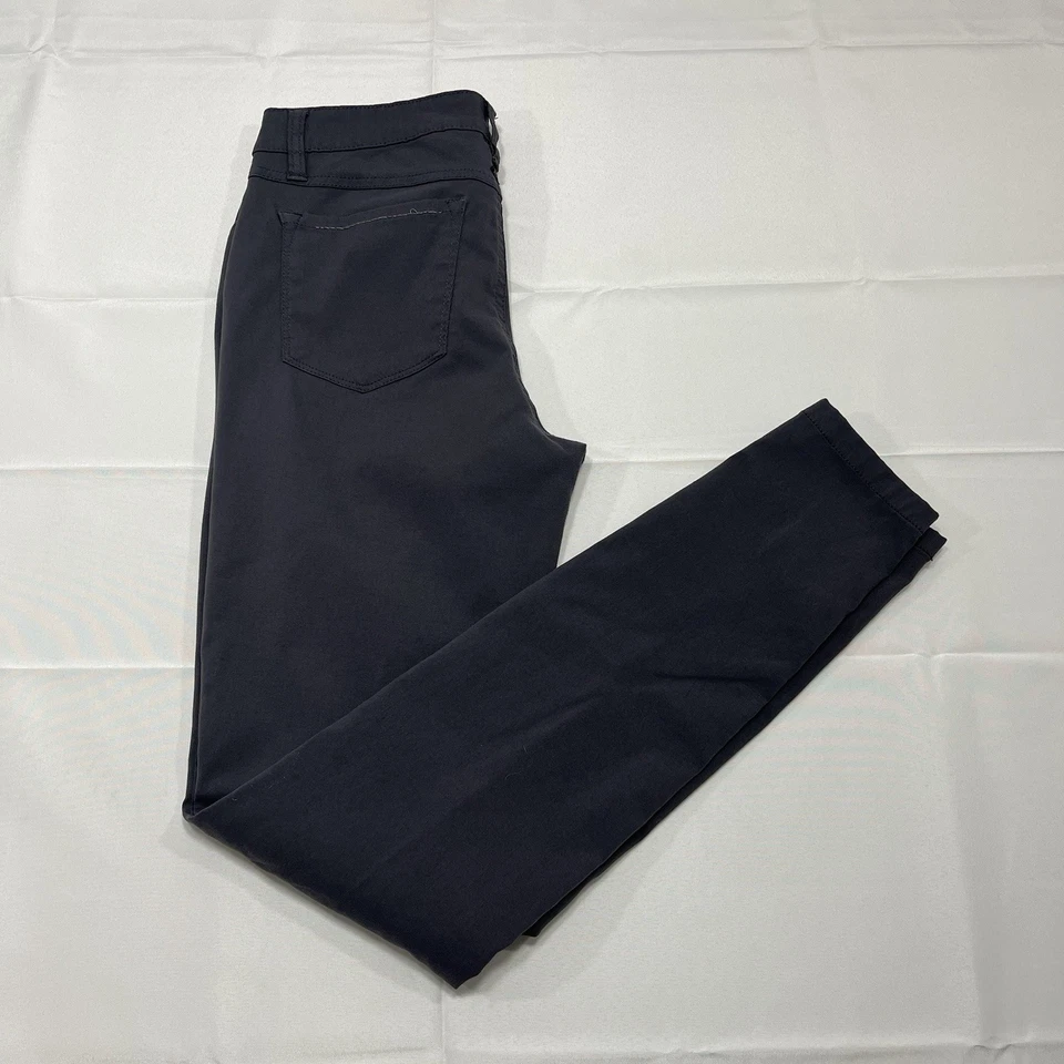 Prana 女式裤子 4 码灰色 27x29 紧身休闲户外弹力远足阅读 — 第 2/4 张图片