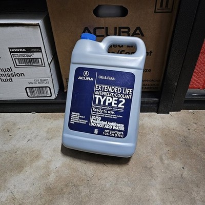 OEM Acura Type-2 Antifreeze Coolant   50/50 Prediluted 1 Gallon