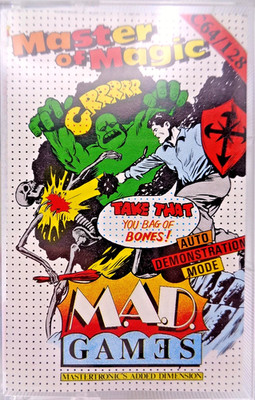 COMMODORE 64/128 -- MASTER OF MAGIC (MASTERTRONIC M.A.D.)