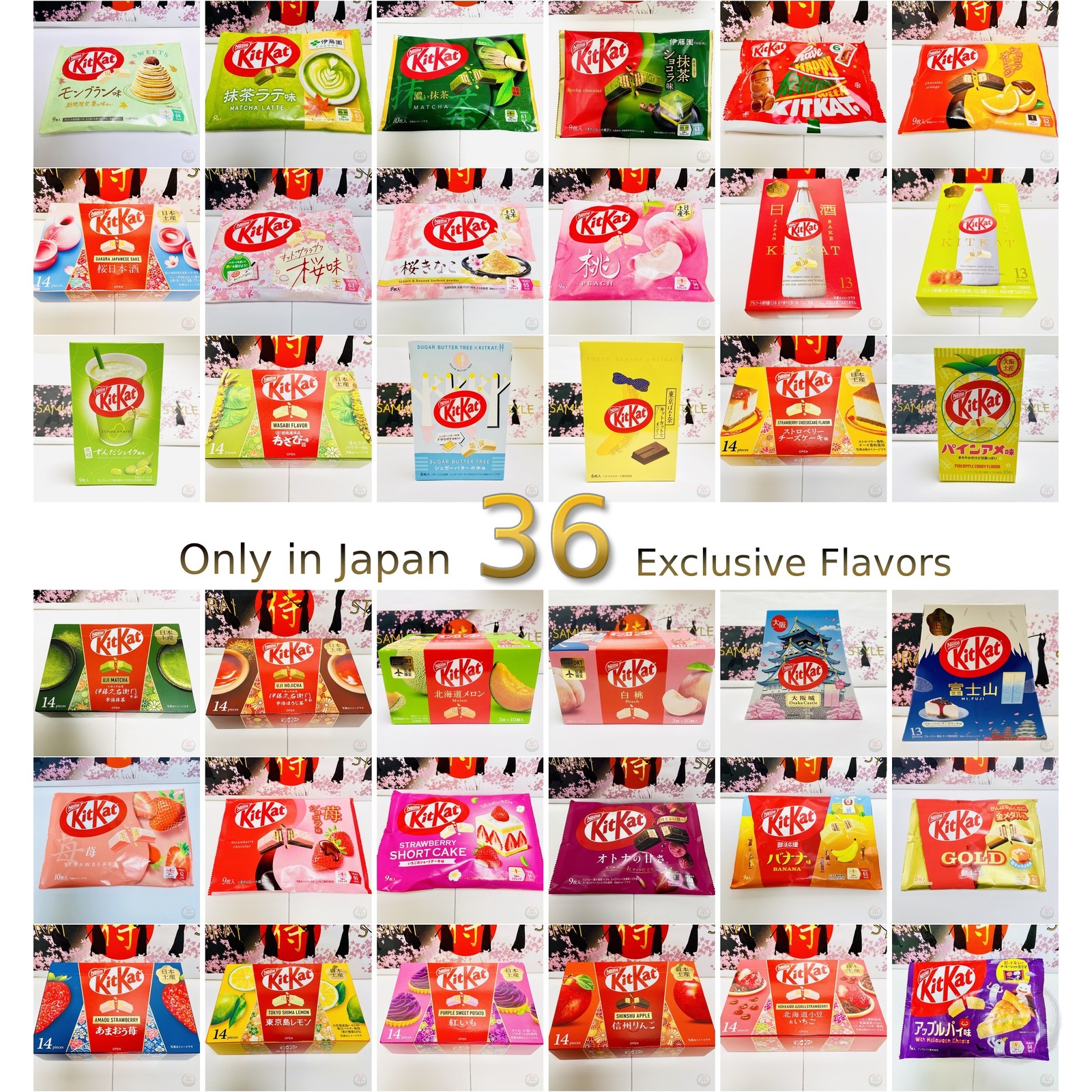 KitKat Japan Limited 36 sabores únicos elige tu favorito