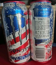 Monster Energy ultra red white and blue Razz ...