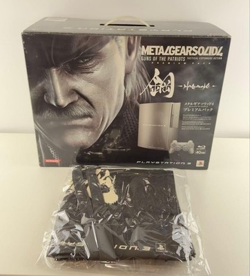 PS3 Metal Gear Solid 4 Hagane CECHH00 MG Console Set Tested Japan