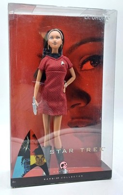 2009 Star Trek Lt. Uhura Barbie Puppe / Pink Label / Mattel N5503, NrfB