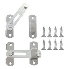 2Pcs Stainless Steel Gate Latches Barn Door Lock,Flip Lock Latch, Suitable for D