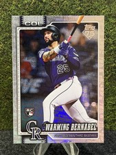2026 Topps Celebration Opening Day Foil #55 Warming Bernabel Rockies RC Rookie ⚾